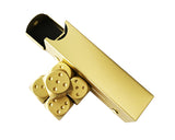 Aluminum Dice 5 Pieces 16mm Alloy Dice with Case