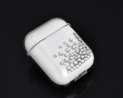 Rubble Bubble Bling Swarovski Crystal AirPods Case - Silver