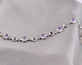 Little Star Purple Crystal Bracelet
