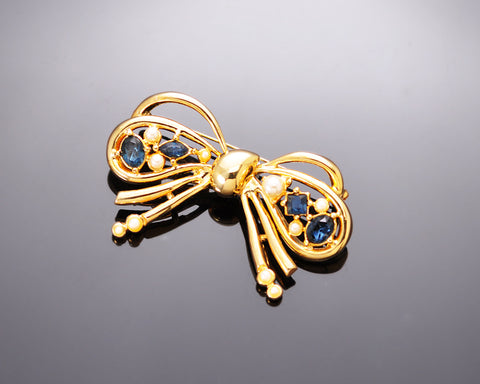 Ribbon Moet Brooch Pin