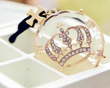 Simply Crown Crystal Long Necklace