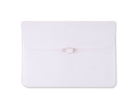 Envelope Series Soft Leather Case - White