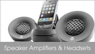 Speakers Amplifiers & Headsets