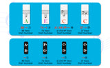 Keyboard Stickers 88 Keys Compatible with 76/61/54/49/37 Key Removable Colorful Large Letter Piano Key Labels for Beginners