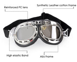 Glossy Series Motorcycle Glasses with Smoke Lenses