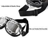 Glossy Series Motorcycle Glasses with Smoke Lenses