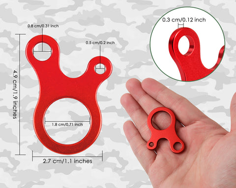 Guyline Tensioner 20 Pieces Rope Tensioner for Outdoor Tent Camping Accessories