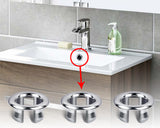 Sink Overflow Ring 8 Pieces Bathroom Sink Overflow Trim Ring for 22-23 mm Drain Hole Kitchen Sink Accessories