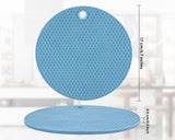 Trivets for Hot Pots and Pans 4 Pieces Heat Resistant Silicone Trivets for Hot Dishes, Non-slip and Flexible to Wrap Around Any Shape