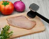 Meat Tenderizer Dual-side Kitchen Mallet Chicken Pounder Flattener with Comfortable Handle 9.6 Inch Meat Hammer
