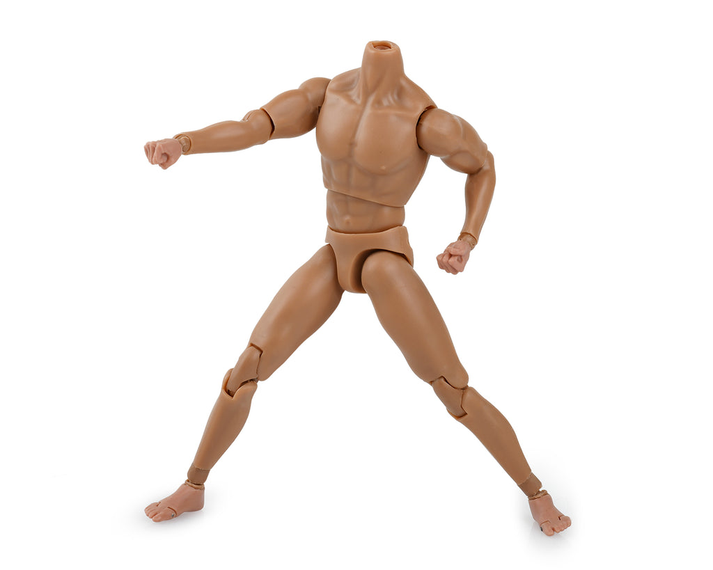 1/12 Scale Male Body Narrow Shoulder Standard 6 Inch Action Figure wit ...