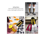 Chicken Leg Socks for Women 2 Pairs Knee High Cotton Socks