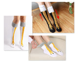 Chicken Leg Socks for Women 2 Pairs Knee High Cotton Socks