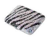 Zebra Wave Swarovski Crystal Cigarette Case