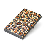 Leopard Bling Swarovski Crystal Business Card Case - Black