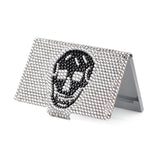 Skull Bling Swarovski Crystal Business Card Case