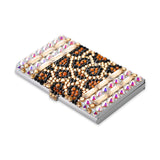 Leopard Stripe Bling Swarovski Crystal Business Card Case