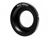 Lens Adapter Mount For M42 Lens to AI Mount Nikon Cameras