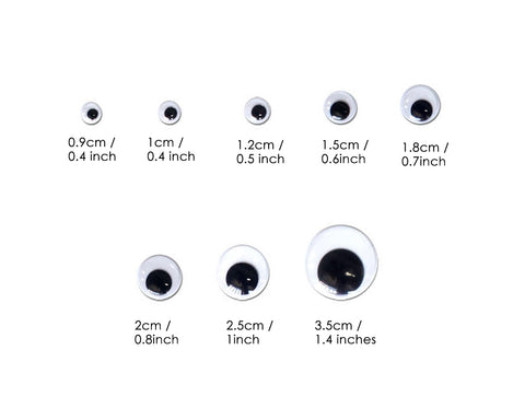 Googly Eyes Stickers 730 Pieces Self Adhesive Googly Wiggle Eyes