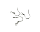 Hypoallergenic Earring Hooks 200 Pieces Steel Earwires