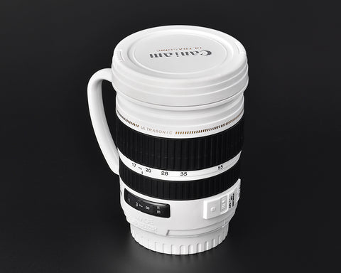 Stainless Steel Lens Like Coffee Mug Cup
