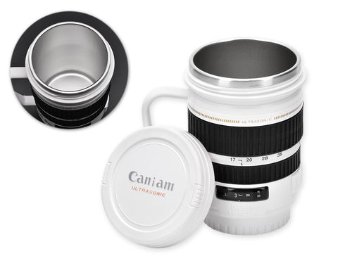 Stainless Steel Lens Like Coffee Mug Cup