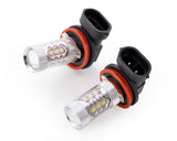 2 Pcs 80W LED Headlight Fog Light Bulbs - Super White