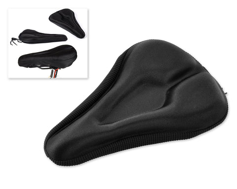 Bicycle Resilience Breathable Saddle Cover - Black