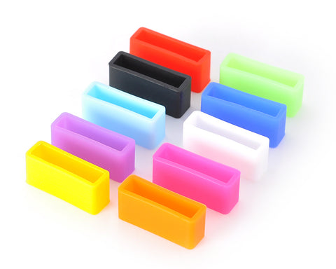 10 Pcs Silicone Fastener Ring for Garmin Vivofit Wristband Bracelet