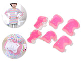 6 Pcs Kids Safety Pads Set for Knee / Elbow / Wrist - Pink