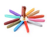 12 Pcs Colorful Seal Wax Sticks with Wick