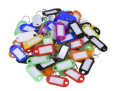 50 Pieces Keyrings with ID Tags