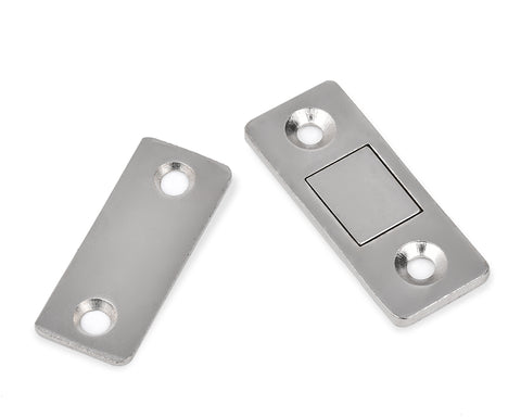 Magnetic Door Catch Latch with Screws for Cabinet Set of 2