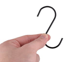 20 Pieces S Shape Hanging Hooks - Black