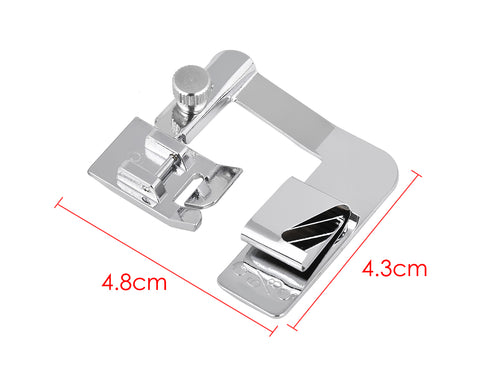 3 Sizes Sewing Machine Rolled Hem Presser Foot - 4/8, 6/8, 8/8 Inches