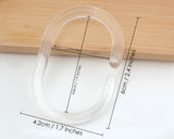 Shower Curtain Hooks 36 Pieces Plastic Shower Curtain Rings