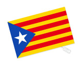 90cm x 150cm Catalonia Flag with Eyelets