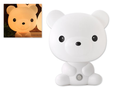 Children Table Lamp - White Bear