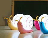 USB Rechargeable LED Night Light for Kids - Yellow Snail