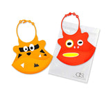 2 Pieces Silicone Baby Bibs - Set B