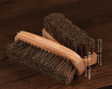 Horsehair Shoe Brush for Polishing Shoe Shine Brush with Soft Bristles