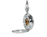 Retro Dial Hand Wind Mechanical Pocket Watch with Chain