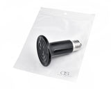 AC 220V E27 Ceramic Emitter Heat Light Bulbs for Reptile - Black