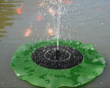 Lotus Leaf Shaped Floating Solar Fountain