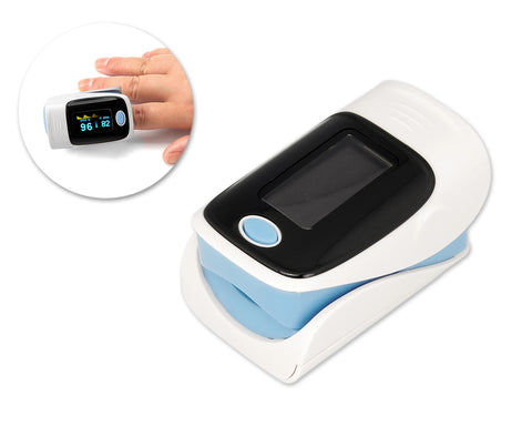 OLED Fingertip Oximeter SPO2 PR Monitor - Blue