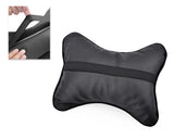 Leather Car Neck Pillow Headrest Cushion Set of 2