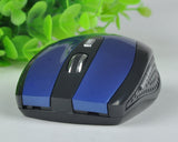 2.4Ghz Wireless Optical Mouse with USB Receiver - Black