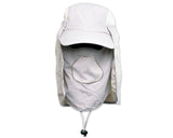 UV 30+ Sun Hat with Neck Protection Flap and Mask