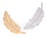 2 Pieces Korean Style Leaf Shaped Hair Clip