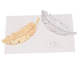 2 Pieces Korean Style Leaf Shaped Hair Clip